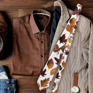 Cravate Chutes Feuille