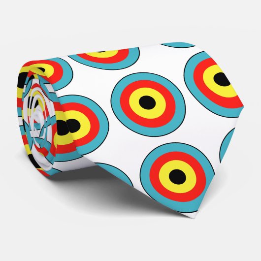 Cravate Cible isolée d'Archery (Roulé)