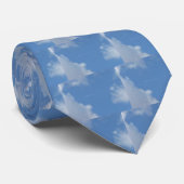 Cravate Ciel bleu (Roulé)
