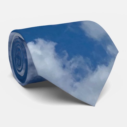 Cravate Ciel bleu (Roulé)