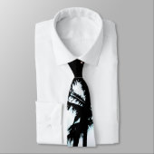 Cravate Ciel bleu de coucher du soleil d'été de rose (Attaché)