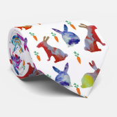 Cravate Ciel de lapins, Pâques (Roulé)