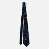 Cravate Ciel étoilé avec étoiles et planètes (Dos)