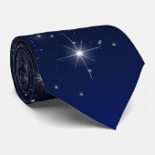 CRAVATE CIEL NOCTURNE (Roulé)