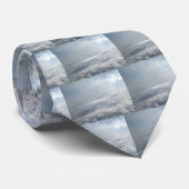 Cravate Ciel, Vue Avion, Beaux Nuages (Roulé)