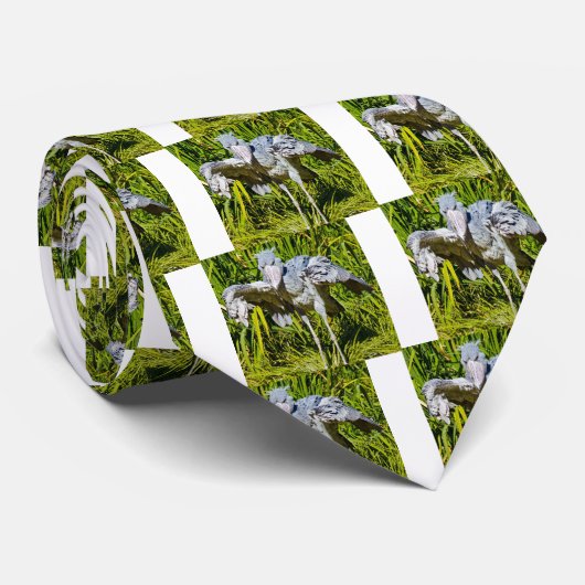 Cravate Cigogne de Shoebill (Roulé)