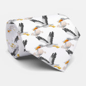 Cravate cigogne et bébé (Roulé)