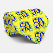 Cravate cinquantième cadeaux d'anniversaire 21, (Roulé)