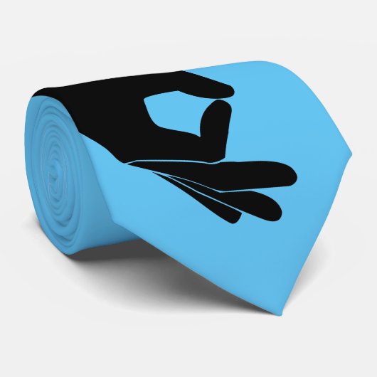 Cravate Circle Jeu A 'Em Main Game (Roulé)