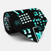 Cravate Circuit aqua 2 tie (Roulé)