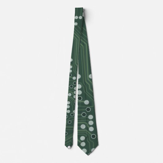 Cravate Circuit Board Motif Arrière - plan Motif Art (Dos)