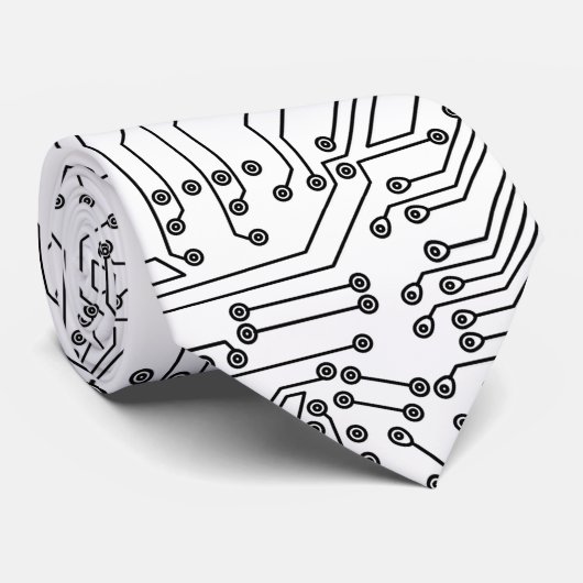 Cravate Circuit d'ordinateur (Roulé)