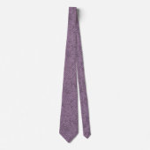 Cravate Circuitrie - Noir sur Mauve b38fb1 (Devant)
