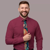 Cravate circulaire Abstraite