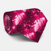 Cravate Circulation en ville - Neaon Red (Roulé)