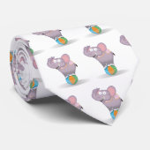 Cravate Circus Elephant (Roulé)