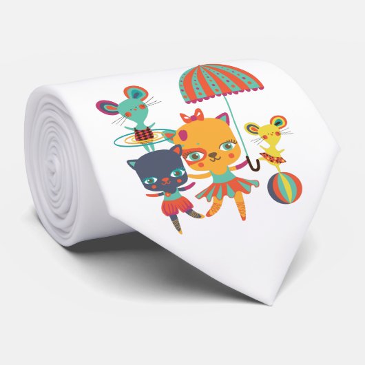 Cravate Cirque Cuties (Roulé)