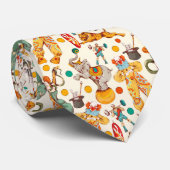 Cravate Cirque vintage (Roulé)