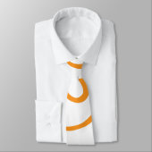 Cravate Cirrus Ivory (Orange) (Attaché)