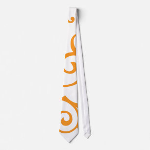 Cravate Cirrus Ivory (Orange)