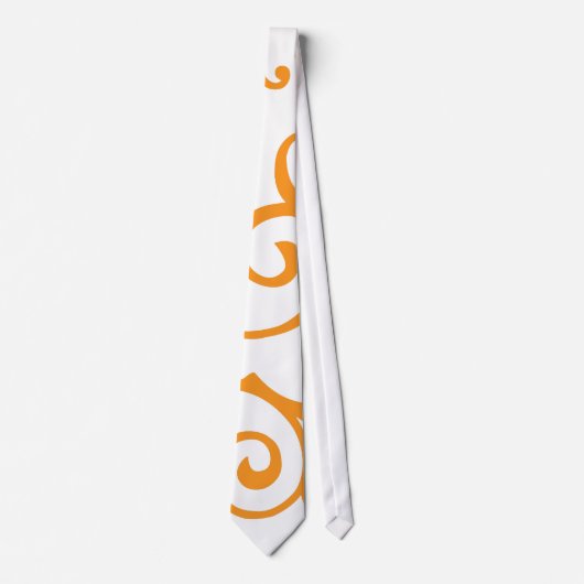 Cravate Cirrus Ivory (Orange) (Devant)