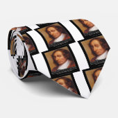Cravate Citation de Blaise Pascal sur le Mal Religieux (Roulé)