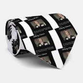 Cravate Citation de coiffures et de titres de Hillary Clin (Roulé)