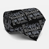 Cravate Citation de Macbeth Daggers (Roulé)