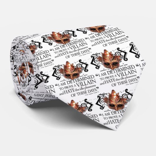 Cravate Citation de Richard III (Roulé)