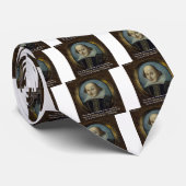 Cravate Citation de Shakespeare et de ses célèbres sentime (Roulé)