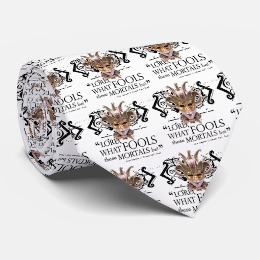 Cravate Citation de songe d'une nuit d'été (Roulé)