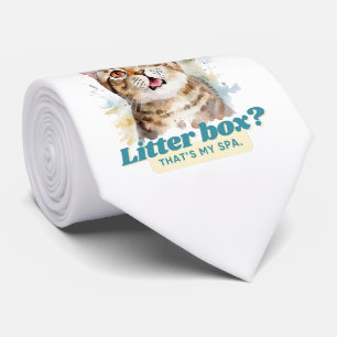 Cravate Citation drôle de papa de chat