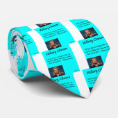 Cravate Citation Hillary Children "For The Children" (Roulé)