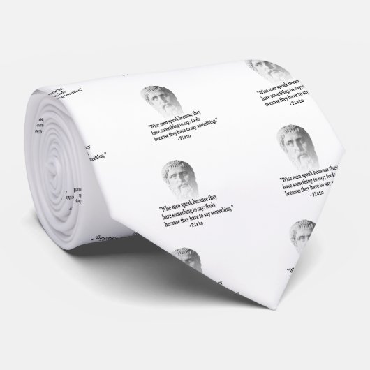 Cravate Citation Par Platon (Roulé)