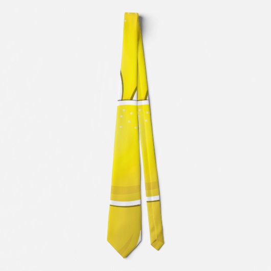 Cravate Citron funky (Devant)