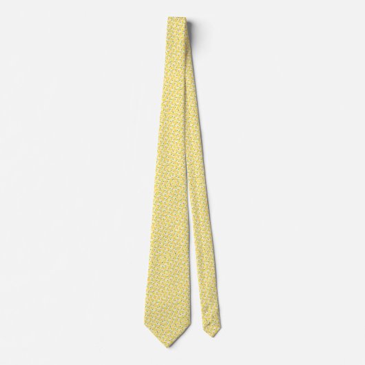 Cravate citron jaune (Devant)