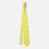 Cravate Citron laser (couleur solide) (Dos)