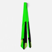 Cravate citron vert Abstrait (Devant)