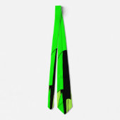 Cravate citron vert Abstrait (Dos)