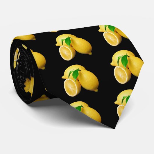 Cravate Citrons (Roulé)