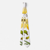 Cravate citrons aquarelle 17 (Dos)