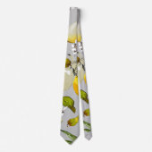 Cravate citrons aquarelle 18 (Devant)