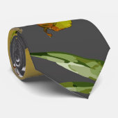 Cravate citrons d'aquarelle 35 (Roulé)