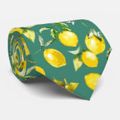 Cravate citrons d'aquarelle 6 (Roulé)