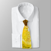 Cravate Citrons de carte postale (Attaché)