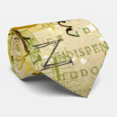 Cravate Citrons de carte postale (Roulé)