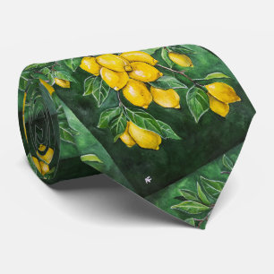 Cravate Citrons dorés par un jour d'hiver par Alfred Fox