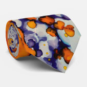 Cravate Citrouille Azure (Roulé)