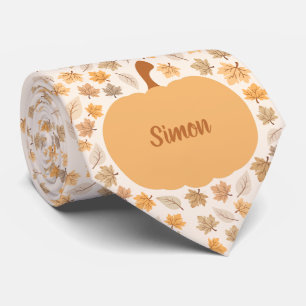 Cravate Citrouille de récolte d'automne automne