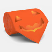 Cravate Citrouille des cravates Cravate Jack-o-lan (Roulé)